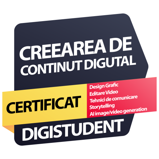 certificat digital DigiUPT - Crearea de conținut digital